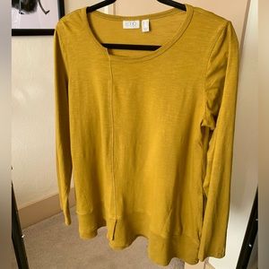 [2/$15 SALE!!] Olive Green/Mustard Shirt